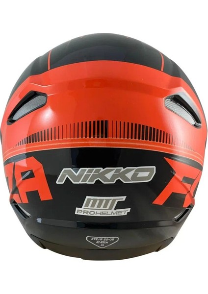 Motosiklet Ce Onaylı Kask Içi Yıkanılabilir Kask Forza Orange