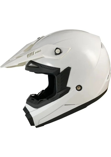 Motosiklet Ce Onaylı Kask Içi Yıkanılabilir Kask Whıte