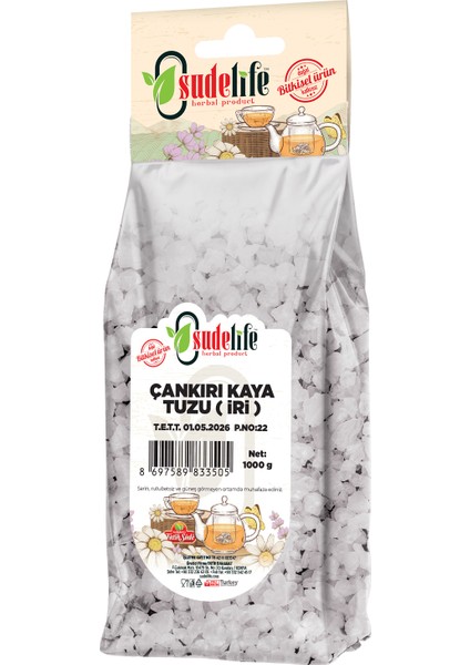 Çankırı Kaya Tuzu Iri 1 kg