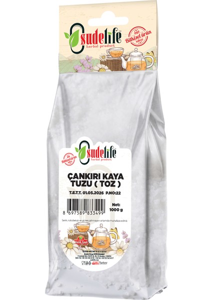 Çankırı Kaya Tuzu Toz 1 kg