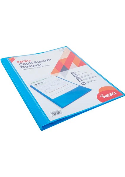 Sunum Dosyası Cepli 100 Lü Karışık 641100-N-130 1 Adet
