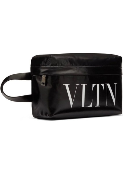 Vltn Leather Wash Bag