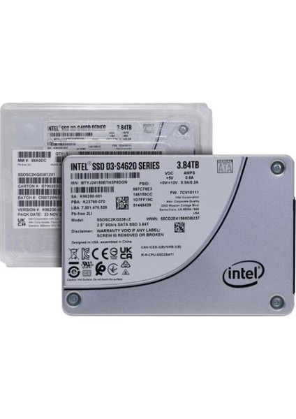 D3-S4620 3.84TB Sata SSD SSDSC2KG038TZ01