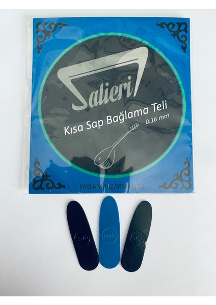 Salieri 0.16MM Kısa Sap Bağlama Teli + Mızrap Hediyeli