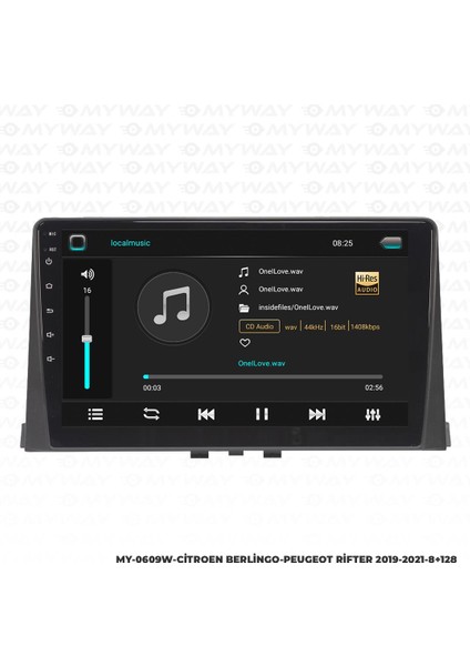 Peugeot Rifter Android 12 Multimedya Carplay 4gb RAM+64GB HDD Navigasyon Ekran fiyatları