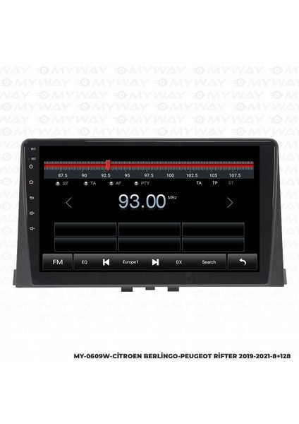 Peugeot Rifter Android 12 Multimedya Carplay 4gb RAM+64GB HDD Navigasyon Ekran fırsatları