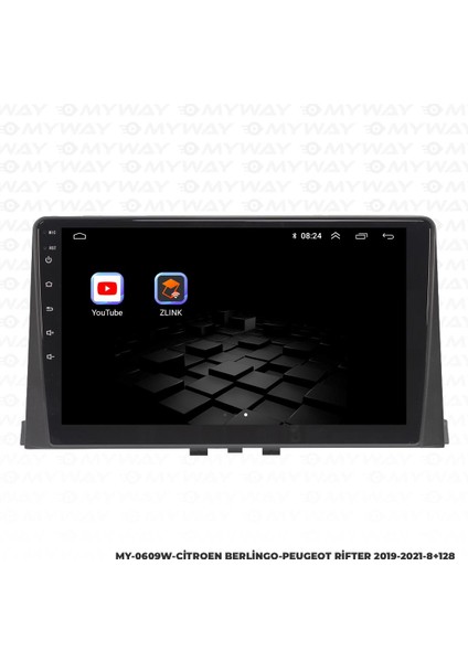 Peugeot Rifter Android 12 Multimedya Carplay 4gb RAM+64GB HDD Navigasyon Ekran indirimleri