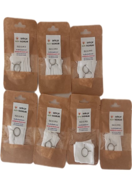 Musluk Bezi Çay Ocağı Kazanı İçin 7 Paket 35 Adet Musluk Süzgeci