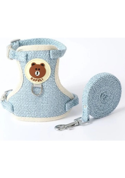 Yeni Sevimli Kaçış Önleyici Kedi Yürüyüş Vücut Tasmaları