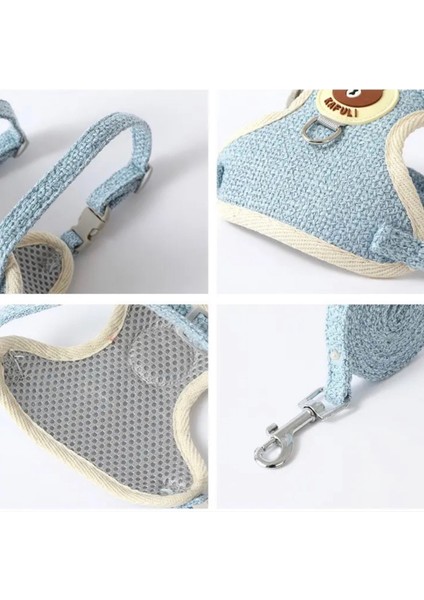 Yeni Sevimli Kaçış Önleyici Kedi Yürüyüş Vücut Tasmaları modelleri