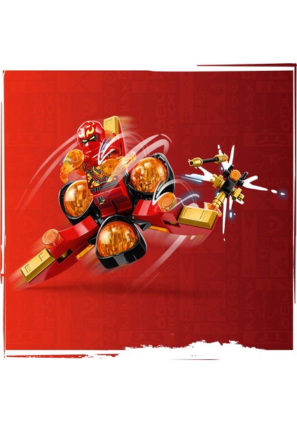 Ninjago Kai'nin Ejderha Gücü Spinjitzu Saltosu 71777 - 6 Yaş ve Üzeri Çocuklar İçin Kai Minifigür İçeren Yaratıcı Oyuncak Yapım Seti (72 Parça)