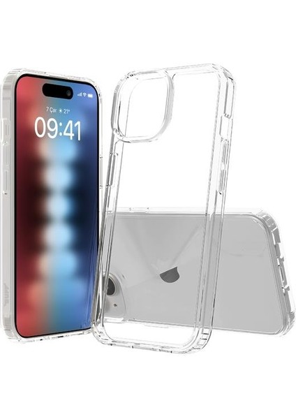 iPhone 15 Air Hybrid Kılıf Crystal Clear