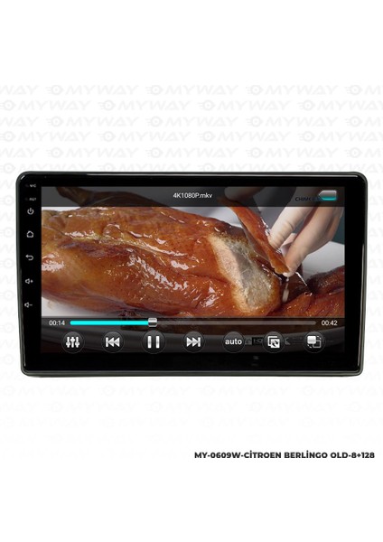 Citroen Berlingo Android 12 Multimedya Carplay 4gb RAM+64GB HDD Navigasyon Ekran