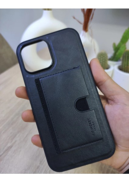 iPhone 13 Pro - Kişiye Isme Özel Deri Telefon Kılıfı - Kartvizitli Stant Tasarım fiyatları