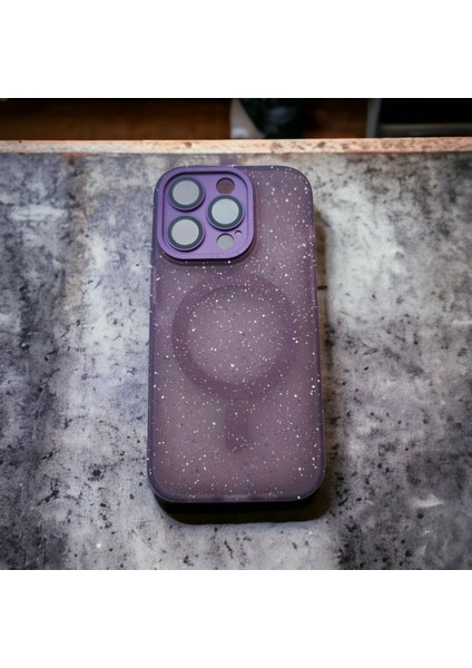 iPhone 14 Pro Uyumlu Glory Magsafe Derin Mor Lens Korumalı Premium Telefon Kılıfı fiyatları