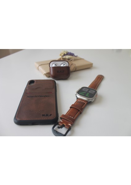 iPhone 8 Plus - Kişiye Isme Özel Set - Telefon Kılıfı - Watch Kordon - 2. Nesil