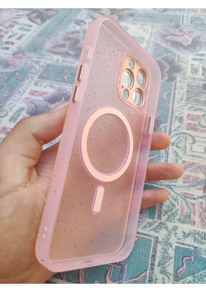 iPhone 13 Uyumlu Glory Magsafe Pembe Lens Korumalı Premium Telefon Kılıfı fırsatları
