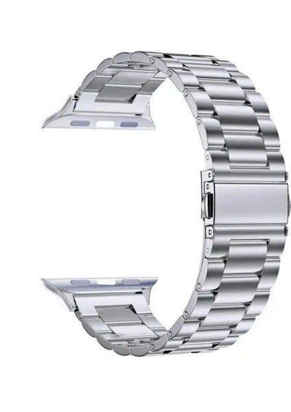 Apple Watch 2/3/4/5/6/7/8/se/ultra 42 44 45 49MM Uyumlu Çelik Baklalı Metal Kordon fiyatları