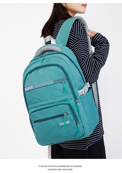 Omuzdan Askili Çanta Kız Öğrenci Ortaokul Lise Öğrencisi Büyük Kapasiteli Güçlü Yetişkin Bilgisayar Çantası Seyahat Çantası Öğrenci Okul Çantası (Yurt Dışından) fiyatları