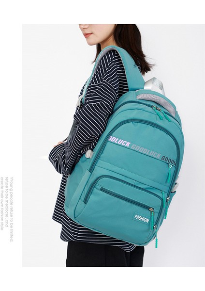 Omuzdan Askili Çanta Kız Öğrenci Ortaokul Lise Öğrencisi Büyük Kapasiteli Güçlü Yetişkin Bilgisayar Çantası Seyahat Çantası Öğrenci Okul Çantası (Yurt Dışından) fırsatları