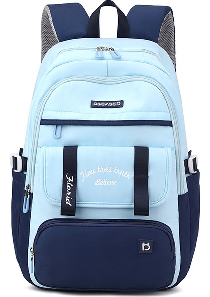 Yeni Yüksek Kaliteli Kolej Okul Çantası Kadın Omuzdan Askili Çanta Kız Genç Lise Öğrencisi Okul Çantası Ultra Hafif ve Yük Azaltıcı Büyük Kapasiteli (Yurt Dışından)