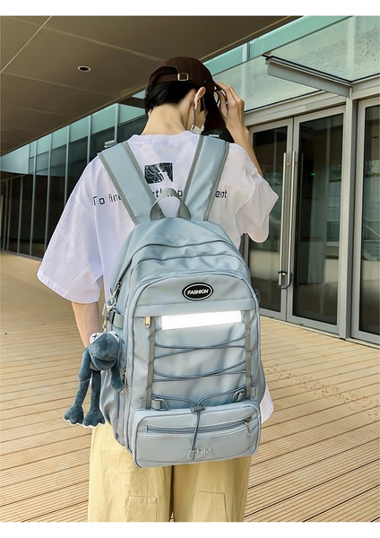 Yeni Naylon Sırt Çantası Büyük Kapasiteli Rahat Sırt Çantası Modaya Uygun Moda Öğrenci Okul Çantası (Yurt Dışından) fiyatları