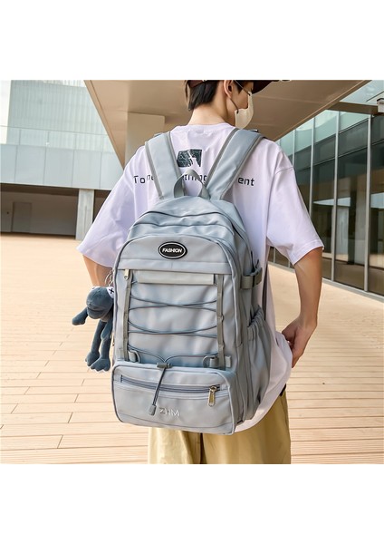 Yeni Naylon Sırt Çantası Büyük Kapasiteli Rahat Sırt Çantası Modaya Uygun Moda Öğrenci Okul Çantası (Yurt Dışından) modelleri