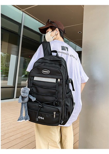 Yeni Naylon Sırt Çantası Büyük Kapasiteli Rahat Sırt Çantası Modaya Uygun Moda Öğrenci Okul Çantası (Yurt Dışından) fırsatları