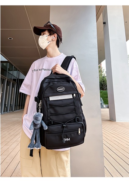 Yeni Naylon Sırt Çantası Büyük Kapasiteli Rahat Sırt Çantası Modaya Uygun Moda Öğrenci Okul Çantası (Yurt Dışından) indirimleri