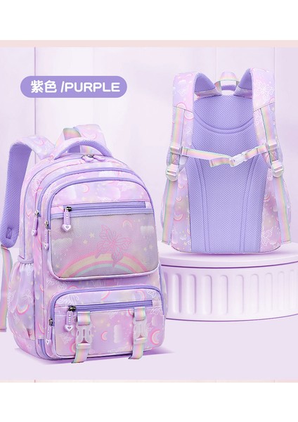 Yeni Ilkokul Öğrencisi Okul Çantası Kızlar 3-6. Sınıf Hafif Yan Buzdolabı Tarzı Çocuk Sırt Çantası Önerilen Yükseklik 130-160CM (Yurt Dışından) fiyatları