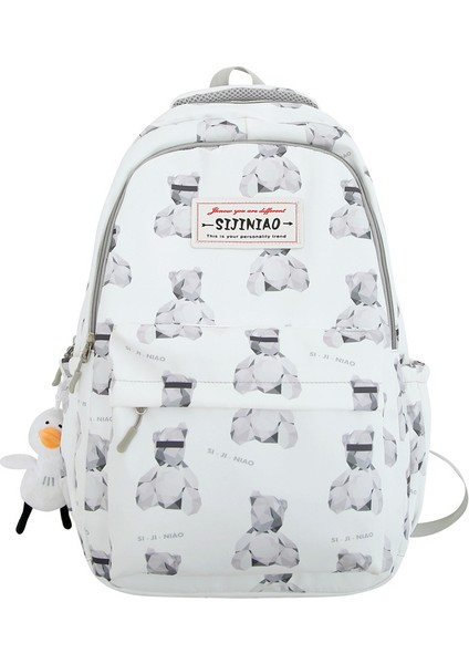 Ortaokul Öğrencileri Için Okul Çantaları 2023 Outdoor Eğlence Seyahati Büyük Kapasiteli Sırt Çantaları Trendy Çok Yönlü Çift Sırt Çantaları (Yurt Dışından)