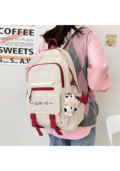 2023 Yeni Kampüs Açık Eğlence Sırt Çantası Moda Sırt Çantası Kadın Lise Öğrencisi Okul Çantası (Yurt Dışından) fiyatları