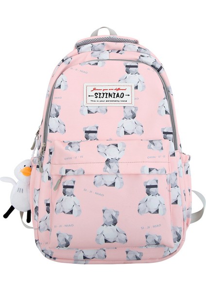 Ortaokul Öğrencileri Için Okul Çantaları 2023 Outdoor Eğlence Seyahati Büyük Kapasiteli Sırt Çantaları Trendy Çok Yönlü Çift Sırt Çantaları (Yurt Dışından)