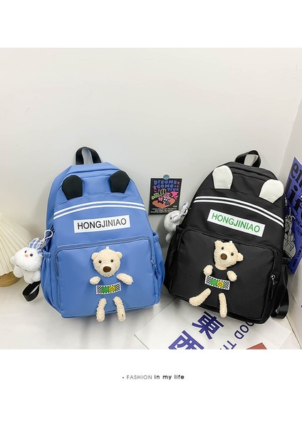 Yeni Büyük Kapasiteli Karikatür Ayı Sırt Çantası Kadın Moda Açık Seyahat Okul Çantası Sırt Çantası (Yurt Dışından) fiyatları