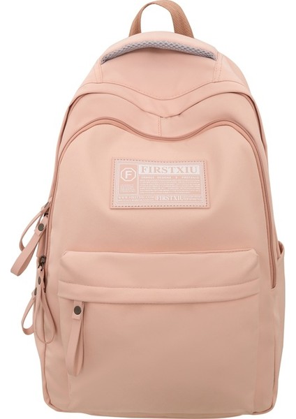 2023 Yeni Ortaokul Öğrencisi Okul Çantası Eğlence Açık Seyahat Sırt Çantası Basit Büyük Kapasiteli Çift Sırt Çantası (Yurt Dışından)