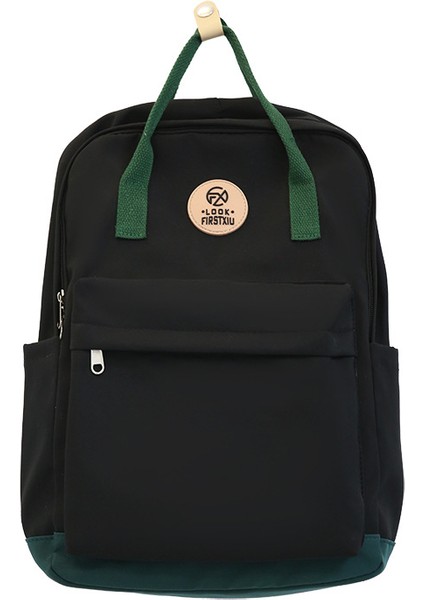 Büyük Kapasiteli Öğrenci Okul Çantası Erkekler ve Kadınlar Moda Çift Rahat Çanta 2023 Yeni Küçük Taze Sırt Çantası (Yurt Dışından)