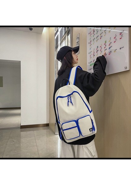 Kadın Liseli Üniversite Öğrencilerinin Okul Çantaları, Her Şeye Uygun Tasarım Anlayışına Sahip Niş Sırt Çantasıdır Mori Büyük Kapasiteli Sırt Çantası (Yurt Dışından) fiyatları