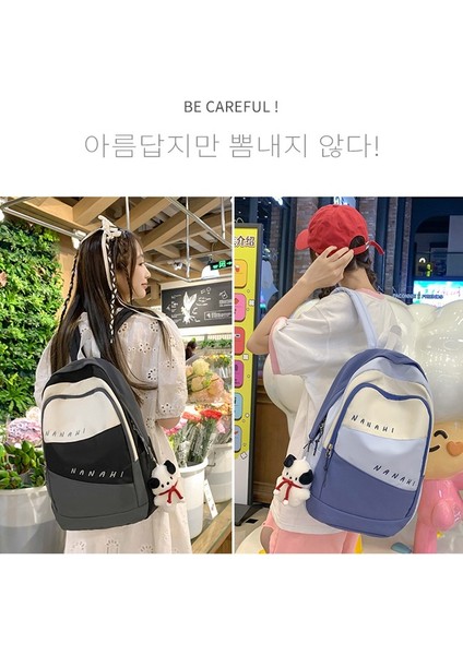 Trendy Cool All-Match Sırt Çantası 2023 Yeni Lise Öğrencisi Okul Çantası Kadın Ortaokul Öğrencisi (Yurt Dışından) fiyatları