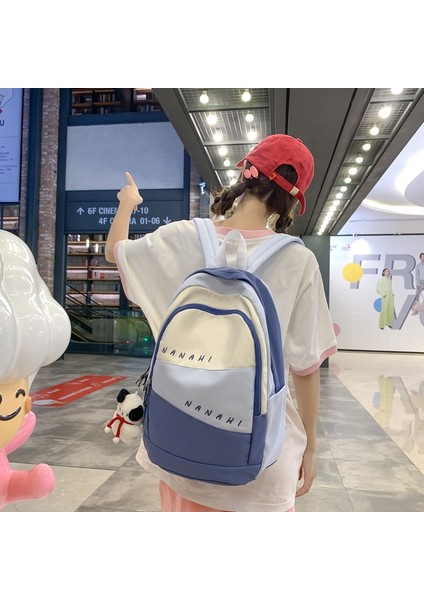 Trendy Cool All-Match Sırt Çantası 2023 Yeni Lise Öğrencisi Okul Çantası Kadın Ortaokul Öğrencisi (Yurt Dışından) modelleri