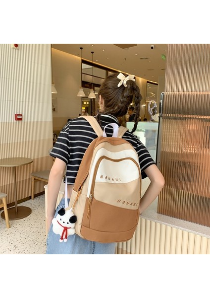 Trendy Cool All-Match Sırt Çantası 2023 Yeni Lise Öğrencisi Okul Çantası Kadın Ortaokul Öğrencisi (Yurt Dışından) fırsatları