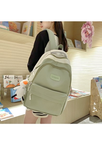 Yeni Küçük Taze Okul Çantası Kadın Lise Kolej Öğrencisi Sırt Çantası Ortaokul Basit Ortaokul Öğrencisi Büyük Kapasiteli Sırt Çantası (Yurt Dışından) fırsatları
