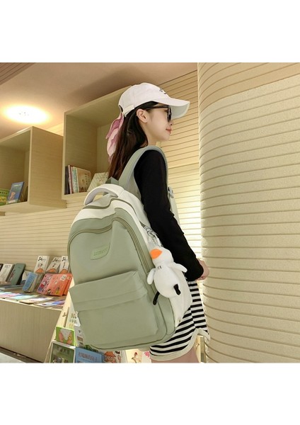 Yeni Küçük Taze Okul Çantası Kadın Lise Kolej Öğrencisi Sırt Çantası Ortaokul Basit Ortaokul Öğrencisi Büyük Kapasiteli Sırt Çantası (Yurt Dışından) indirimleri