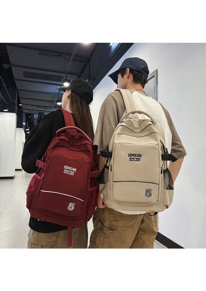 2023 Yeni Büyük Kapasiteli Sırt Çantası Kadın Kore Moda Ortaokul Öğrencisi Okul Çantası Kadın Üniversite Öğrencisi Rahat Sırt Çantası (Yurt Dışından) fırsatları