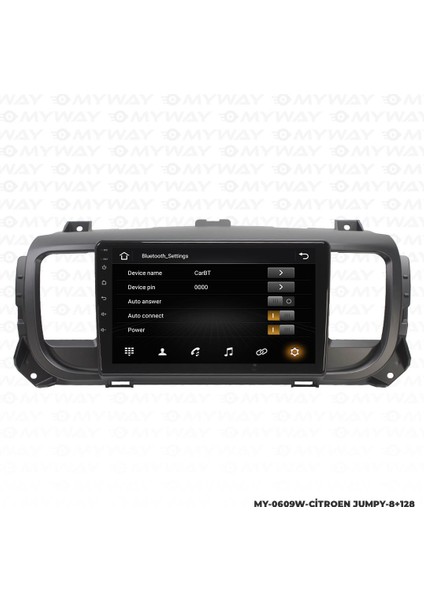 Opel Vivaro Android 12 Multimedya Carplay 4gb RAM+64GB HDD Navigasyon Ekran modelleri