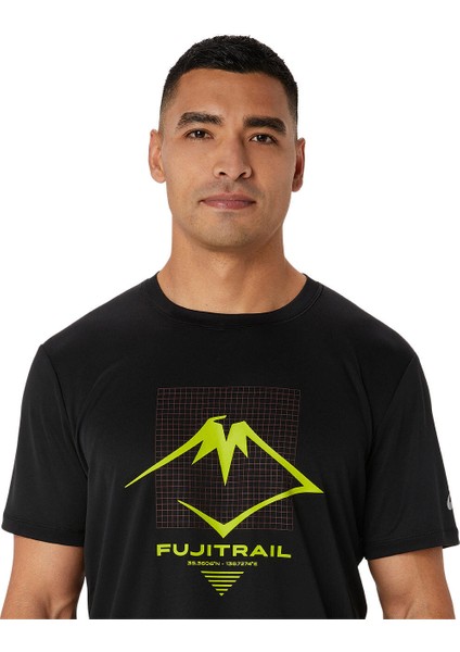 Fujitrail Logo Ss Top Erkek Performance Black Kısa Kollu Tshirt 2011C381-002