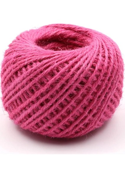 Ip Jütip Hasır Pembe Renk 100 Metre