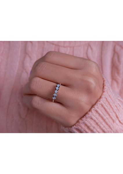0.34 Ct. Pırlanta 5 Taş Yüzük 0417R0141 indirimleri