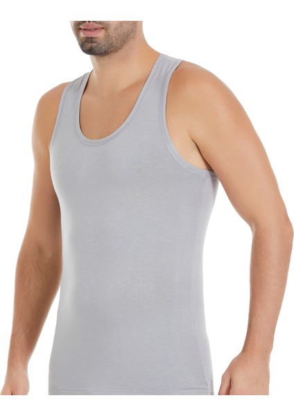 Erkek Gri 3'lü Paket Rambo Bambu Atlet