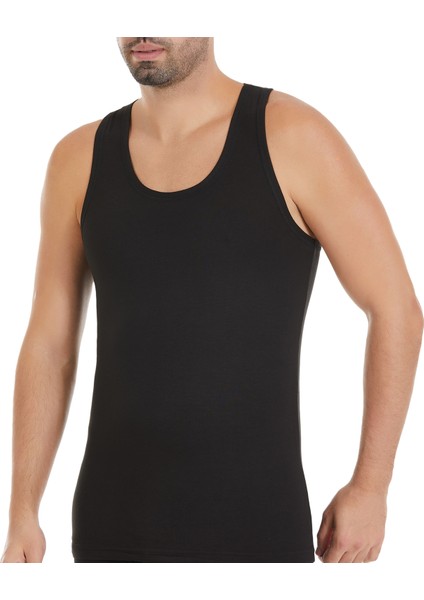 Erkek Siyah 3'lü Paket Rambo Bambu Atlet