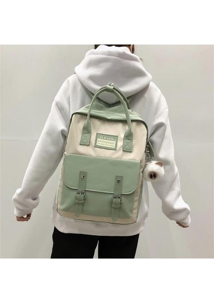 Kadınlar Naylon Sırt Çantası Şeker Renk Su Geçirmez Gençler Kızlar Için Okul Çantaları Patchwork Sırt Çantası Kadın Sırt Çantası Mochila (Yurt Dışından) fiyatları